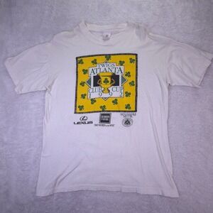 Vintage 90s Single Stitch Super Fantasy Tshirt Mens L Twigs Atlanta Club Cup 92'